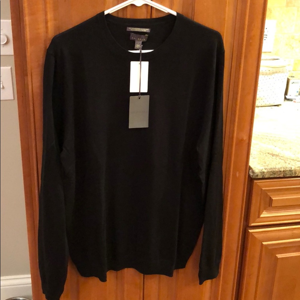 Calibrate black crewneck sweater